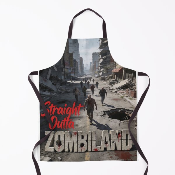 Item preview, Straight Outta Zombiland Print designed and sold by Lichentroupe63.