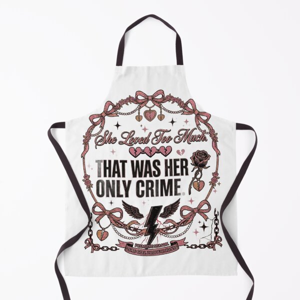 Item preview, She Loved Too Much That Was Her Only Crime Coquette Aesthetic Design designed and sold by InkroarCo.