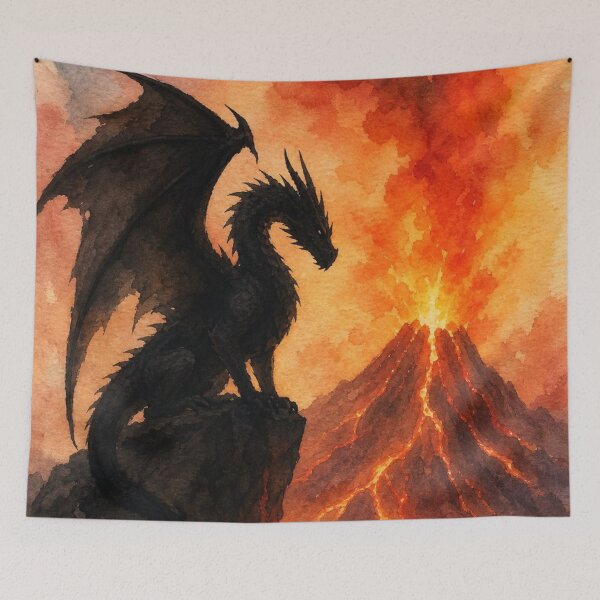 Item preview, Red dragon designed and sold by The King's general goods.