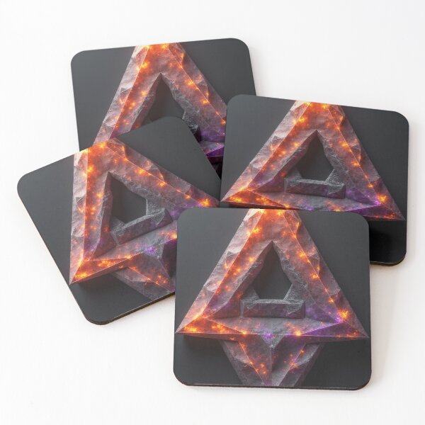 Item preview, Dangerous triangle with a glowing core designed and sold by Mianku | Für das Leben.