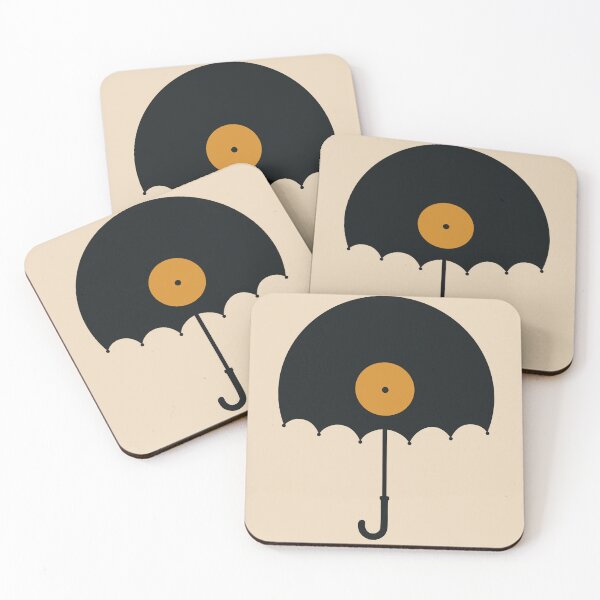 Item preview, Vinyl Record Umbrella Print | Minimalist Music Art | Modern Geometric LP Illustration designed and sold by Studio pod Burom.