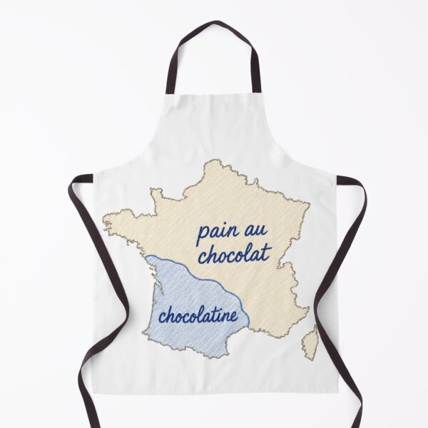 Item preview, Map of France – Pain au chocolat or chocolatine designed and sold by JOANNASKAH.