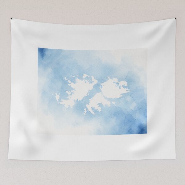 Item preview, Southern Mists I – Malvinas Islands | Minimalist Watercolor Abstract Art designed and sold by Esencia Argentina.