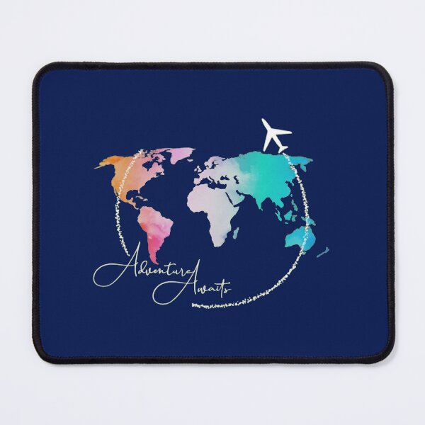 Item preview, Adventure Awaits World Map designed and sold by Gbriel3.