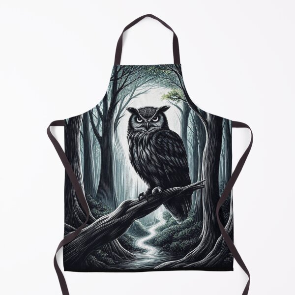 Item preview, Owl in a Mystic Dark Forest designed and sold by EmilMarkt.