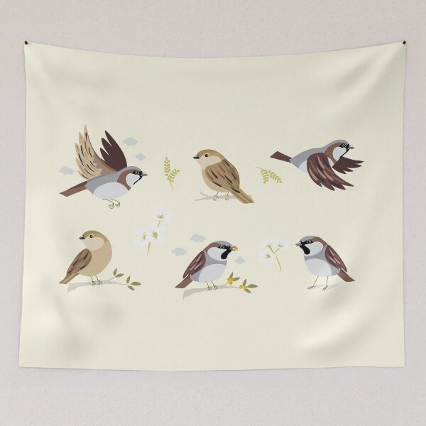 Item preview, Sparrow bird – Multiple Poses designed and sold by Rômulo Queiroz.