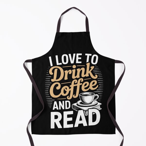 Item preview, I LOVE TO DRINK COFFEE AND READ designed and sold by jkrphoto.