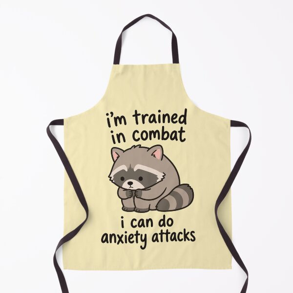 Item preview, I Can Do Anxiety Attacks - Funny Anxiety Quotes Raccoon Meme designed and sold by thecatcouch.
