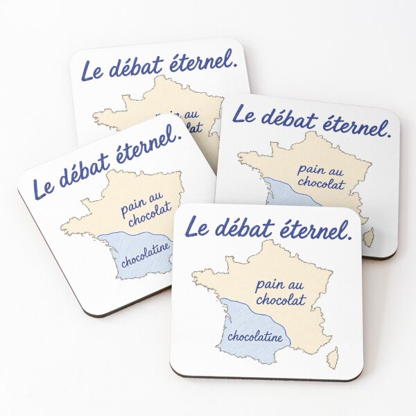Item preview, The Eternal Debate – Pain au chocolat or chocolatine designed and sold by JOANNASKAH.
