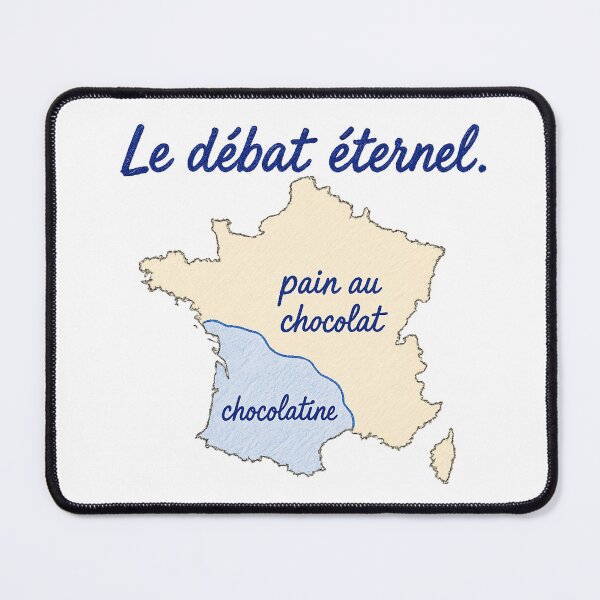 Item preview, The Eternal Debate – Pain au chocolat or chocolatine designed and sold by JOANNASKAH.