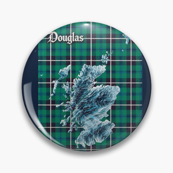 Item preview, Scotland Map and Clan Douglas Tartan designed and sold by davidelder.