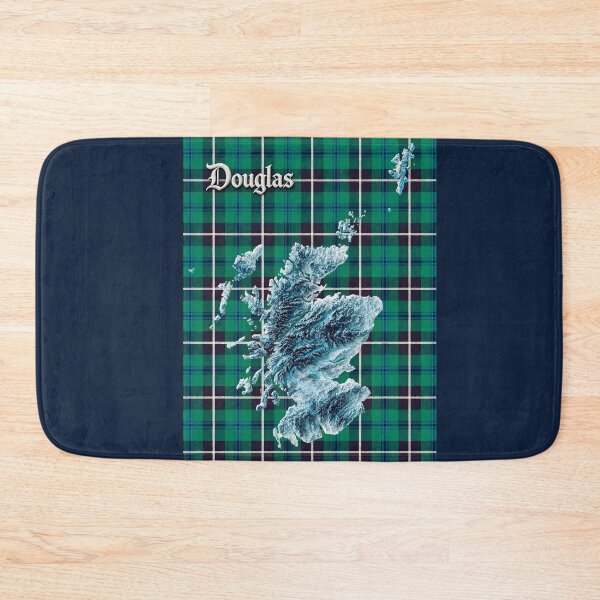 Item preview, Scotland Map and Clan Douglas Tartan designed and sold by davidelder.