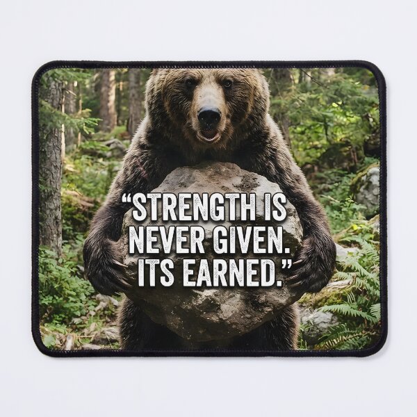 Item preview, Bears Are Living Examples Of Strength designed and sold by tobyheward.