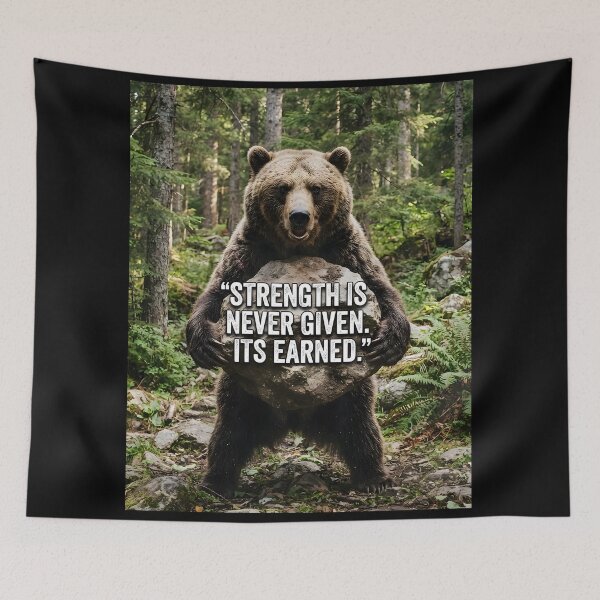 Item preview, Bears Are Living Examples Of Strength designed and sold by tobyheward.
