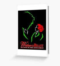 Widow and the Beast Greeting Card
