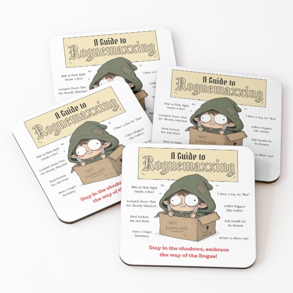 Item preview, A Guide to Roguemaxxing (Light Edition) - DND RPG Meme designed and sold by Dice_Goblin_Studio.