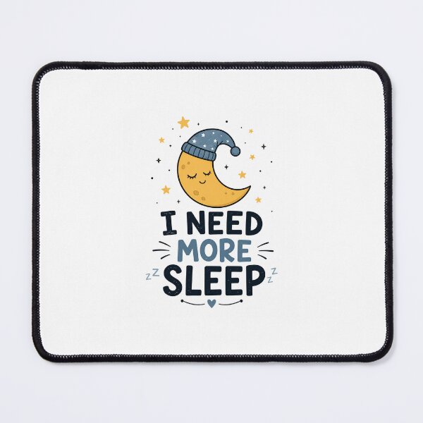 Item preview, I Need More Sleep Cute Moon T-Shirt designed and sold by PrintoraDesign.