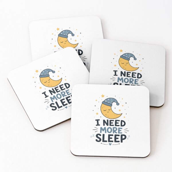 Item preview, I Need More Sleep Cute Moon T-Shirt designed and sold by PrintoraDesign.