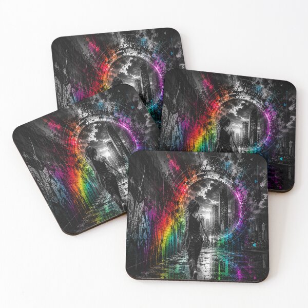 Item preview, Rainbow Gateway- Sureal Chessboard Dimension- Cinematic Fantasy designed and sold by Personiq Kaleido.