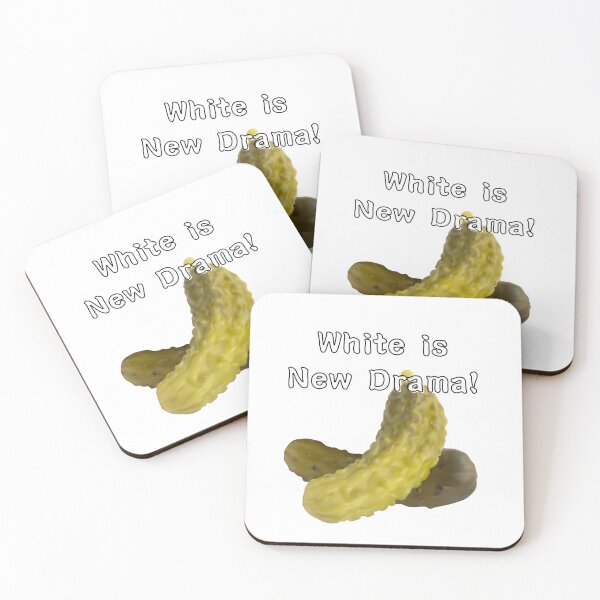 Item preview, White is New Drama! Fermented  Pickle designed and sold by DSoriaDesign.