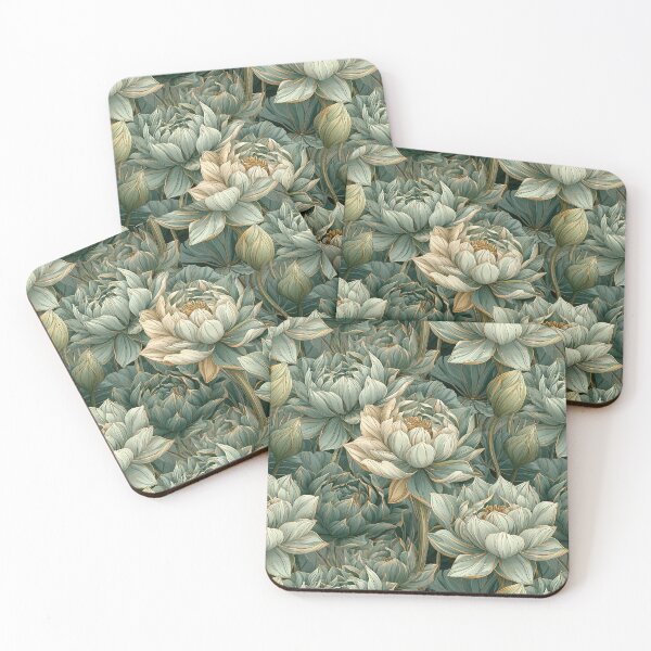Item preview, Bold Lotus Texture - Flower Floral Pattern - Valentine Gifts For Men designed and sold by RoyalStarsPatts.