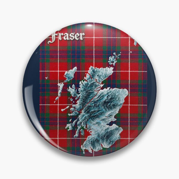 Item preview, Scotland Map and Clan Fraser Tartan designed and sold by davidelder.