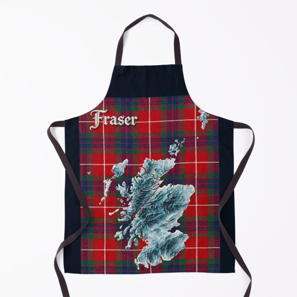 Item preview, Scotland Map and Clan Fraser Tartan designed and sold by davidelder.