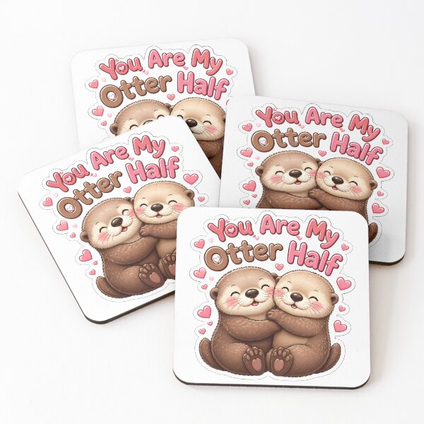 Item preview, You Are My Otter Half designed and sold by Mkwowshop.