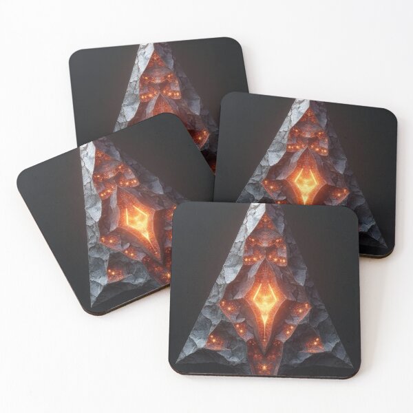 Item preview, Geometric crystal with a luminous core designed and sold by Mianku | Für das Leben.