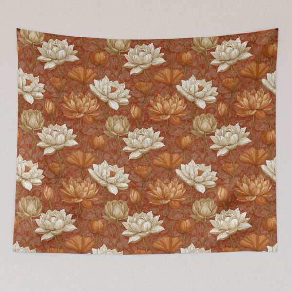 Item preview, Wild Lotus Floral - Flower Floral Pattern - Valentine Gifts For Girlfriend designed and sold by RoyalStarsPatts.