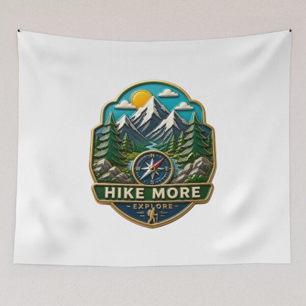 Item preview, Hike more! designed and sold by Tunarite.
