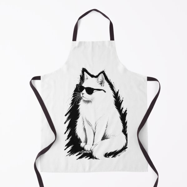 Item preview, Cool White Cat  designed and sold by ferquirarte.