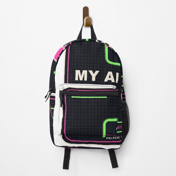 Item preview, My AI Knows Too Much - Neon Pixel Goth AI Design designed and sold by Valmere-Punk.
