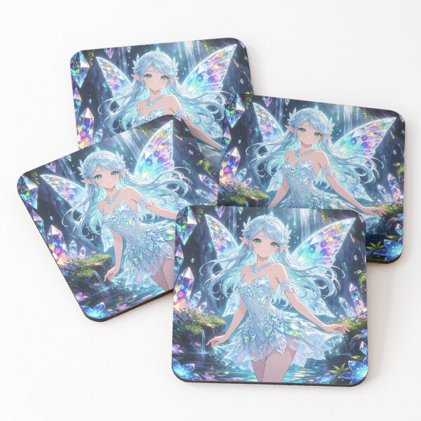 Item preview, Glittering Crystal Fairy in Enchanted Garden designed and sold by CooksCreators.