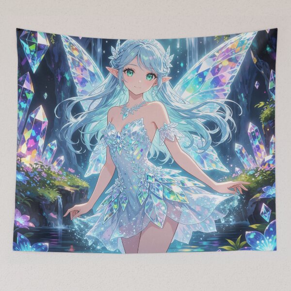 Item preview, Glittering Crystal Fairy in Enchanted Garden designed and sold by CooksCreators.