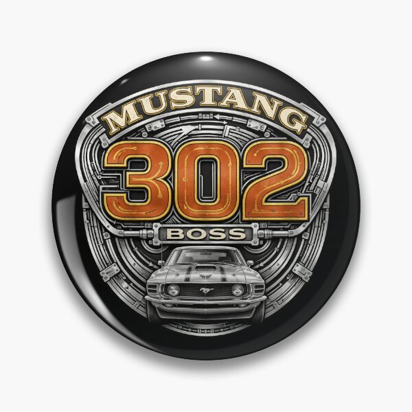 Item preview, Ford Mustang Boss 302 Design 2, Boss 302 Shirt, American Muscle Car, High Performance Mustang, V8 Performance, Track Ready Pony Car, Classic Ford Performance Graphic designed and sold by Typologystudios.