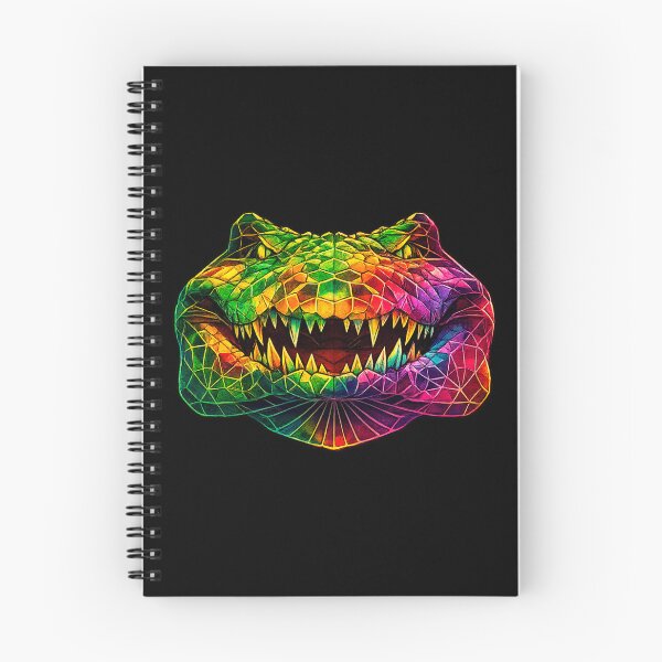 Item preview, Colorful Geometric Crocodile Head Art – Neon Polygonal Alligator Illustration designed and sold by Geometric Art..