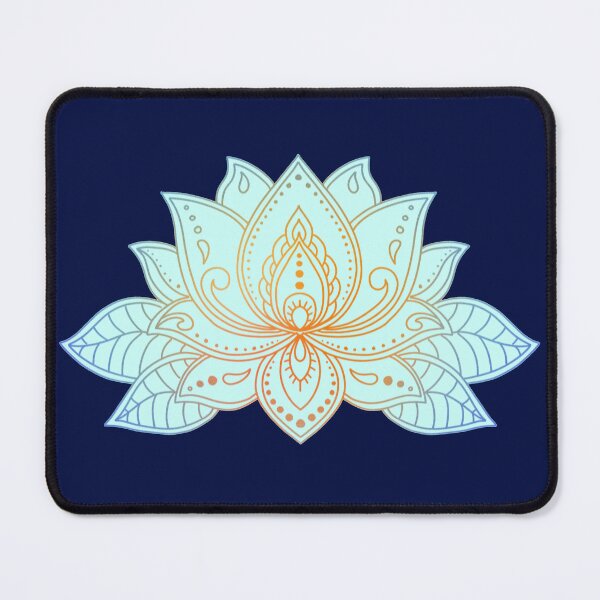 Item preview, Gradient Lotus Flower Line Art designed and sold by AmbientArtCo.