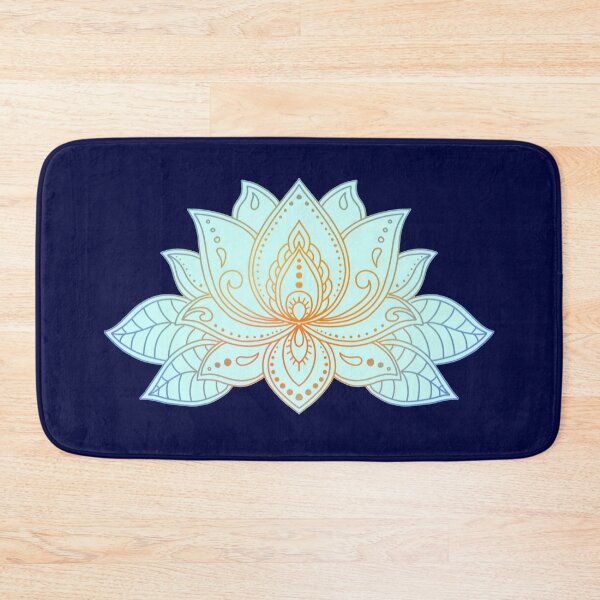 Item preview, Gradient Lotus Flower Line Art designed and sold by AmbientArtCo.