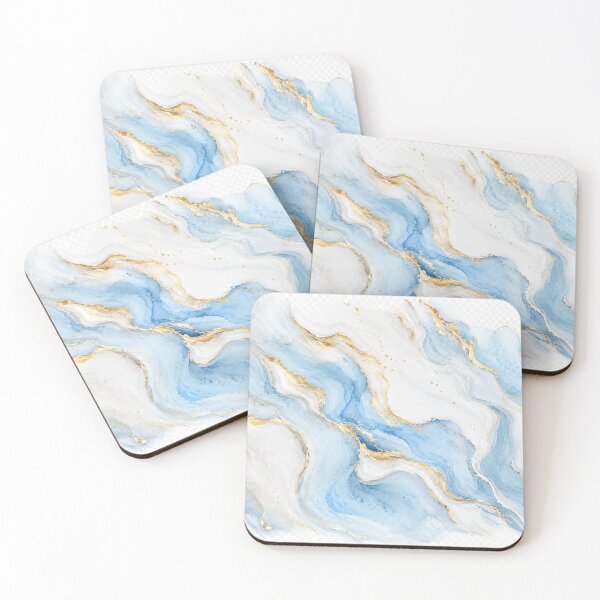 Item preview, Blue Marble I – Abstract Art Inspired by Argentin designed and sold by Esencia Argentina.