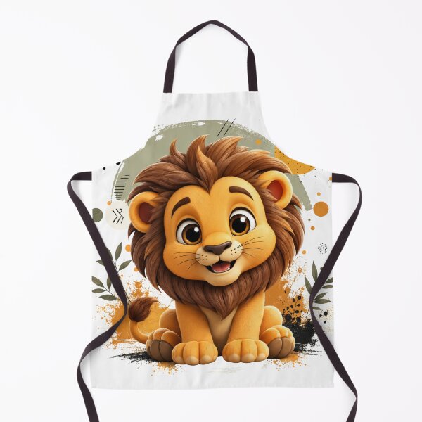 Item preview, Cute Baby Lion Illustration – Adorable Lion Cub Design designed and sold by Krzepcia.