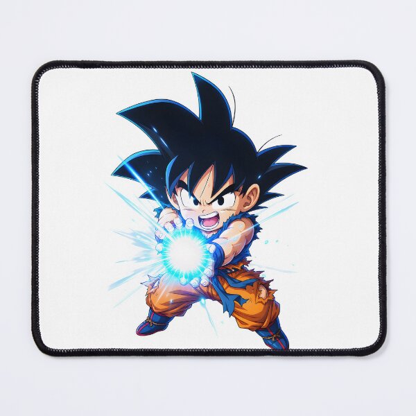 Item preview, Chibi Saiyan Warrior – Blue Energy Blast Anime Action Art designed and sold by MugenAnime.