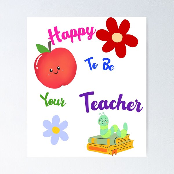 Item preview, Happy To Be Your Teacher designed and sold by HoppingCreation.
