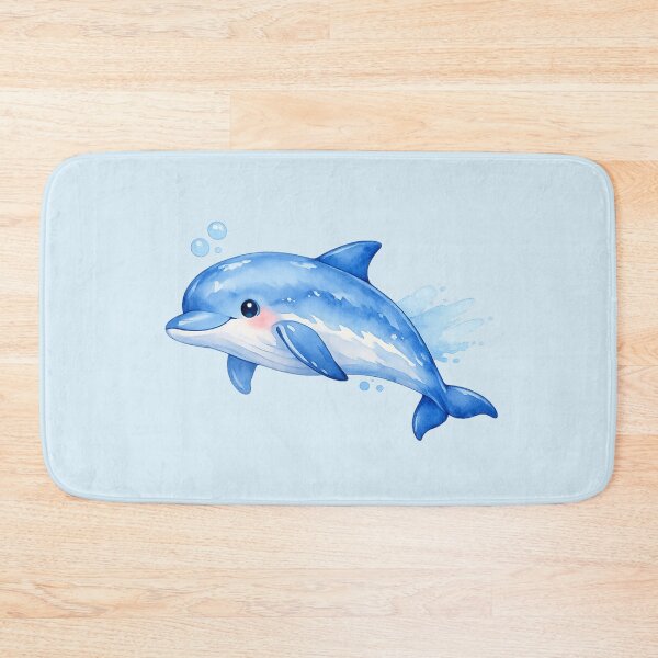 Item preview, Watercolor Dolphin  designed and sold by DariaCraft.