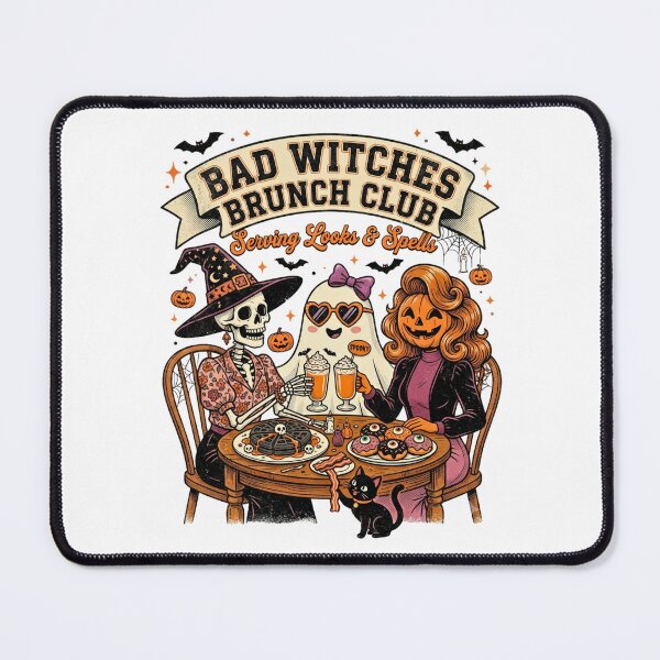 Item preview, Bad Witches Brunch Club Serving Looks & Spells - Vintage Halloween Spooky Squad designed and sold by BumbleBloom7.