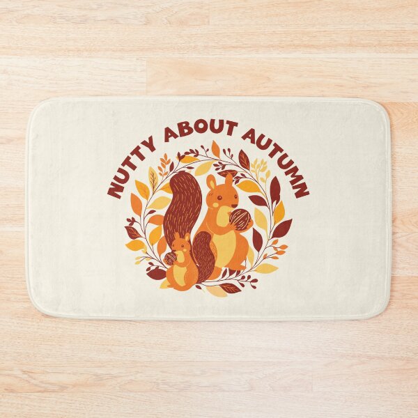 Item preview, Nutty About Autumn | Cute Squirrel Fall Leaves Woodland Design designed and sold by Sachie's Studio.
