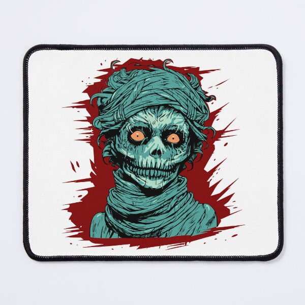 Item preview, Creepy Mummy Skull Horror Gothic Graphic Design designed and sold by AM.87.