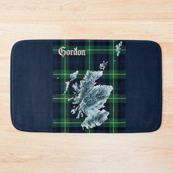 Item preview, Scotland Map and Clan Gordon Tartan designed and sold by davidelder.