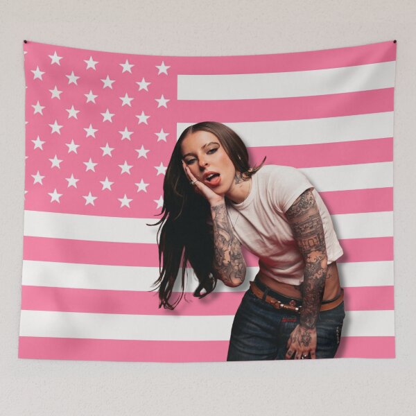 Item preview, Young Miko Pink American Flag designed and sold by moonna designs.