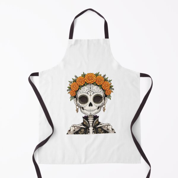 Item preview, La Catrina Sugar Skull Queen - Dia de los Muertos Day of the Dead designed and sold by Yellowriversss.